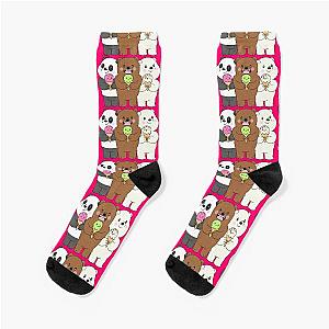 We Bare Bears Socks