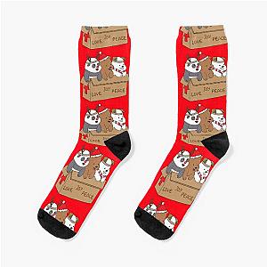 We Bare Bears Love Socks