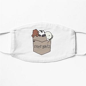 We Bare Bears Pouchie Shirt Flat Mask