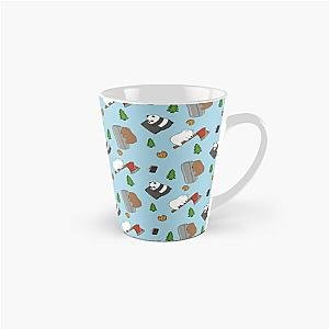 We Bare Bears Cartoon - Tiled Graphics Pattern Tall Mug