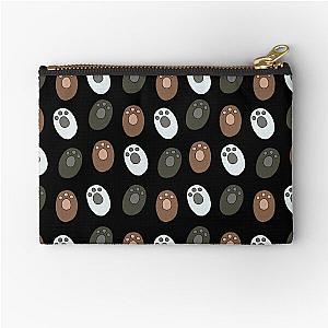 We Bare Bears - Paws Pattern Zipper Pouch