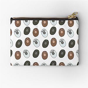 We Bare Bears - Paws Pattern Zipper Pouch