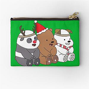 We Bare Bears Xmas Zipper Pouch