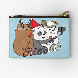 We Bare Bears Xmas Zipper Pouch