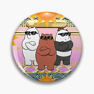 Cool friends we bare bears, officially licensed fan art Pin