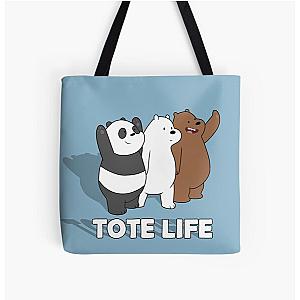 We Bare Bears - Tote Life All Over Print Tote Bag