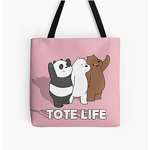 We Bare Bears - Tote Life All Over Print Tote Bag