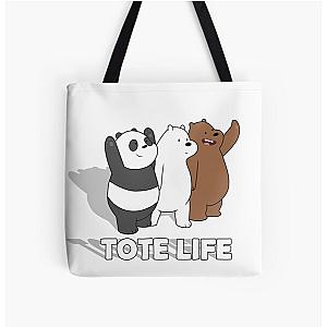 We Bare Bears - Tote Life All Over Print Tote Bag