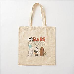 We Bare Bears logo Cotton Tote Bag