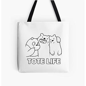 We Bare Bears - Tote Life All Over Print Tote Bag