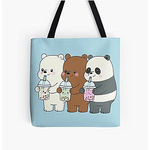 We Bare Bears All Over Print Tote Bag