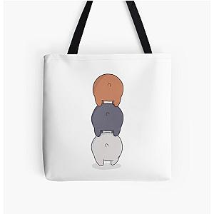 We Bare Bears  All Over Print Tote Bag