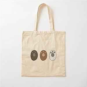 We Bare Bears - Paws Cotton Tote Bag