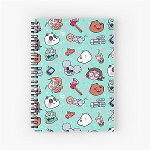 We Bare Bears Friends Spiral Notebook