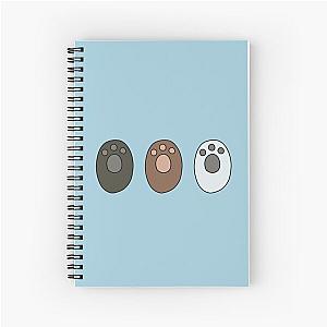 We Bare Bears - Paws Spiral Notebook