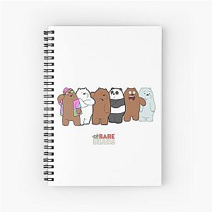 Best We Bare Bears Grizzly Panda Ice Bear  Spiral Notebook