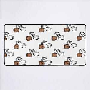 Panda, Ice Bear -amp- Grizzly - We Bare Bears Boxheadz Desk Mat