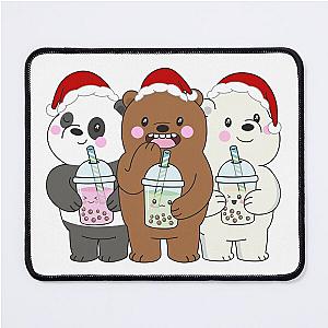 We Bare Bears Xmas Bubbletea Mouse Pad