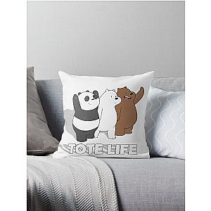 We Bare Bears - Tote Life Throw Pillow