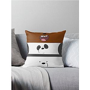 We Bare Bears Bear Stack Throw Pillow