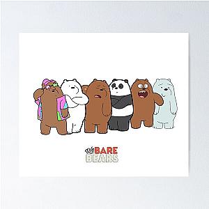 Best We Bare Bears Grizzly Panda Ice Bear  Poster