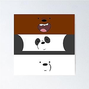 We Bare Bears Bear Stack Poster