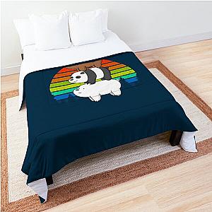 Retro We Bare Bears Comforter