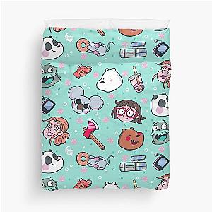 We Bare Bears Friends Duvet Cover