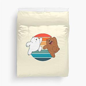 We Bare Bears Ice Bear & Grizzly Bear Duvet Cover