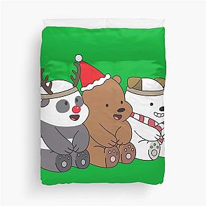 We Bare Bears Xmas Duvet Cover