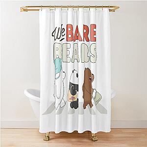 We Bare Bears logo Shower Curtain