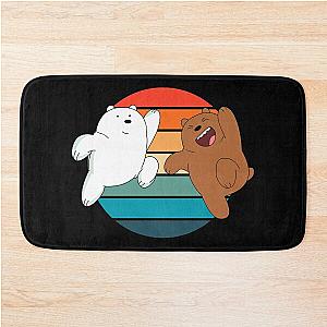 We Bare Bears Ice Bear & Grizzly Bear Bath Mat