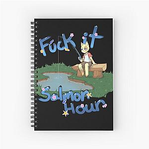 FISH: Fuck It Salmon Hour [Webfishing Fanart] Spiral Notebook