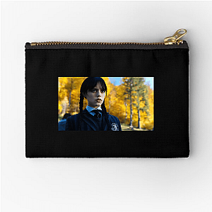 Wednesday My Favorite Color Is Black Wednesday Zipper Pouches