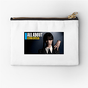 Wednesday The Darker The Better Wednesday Zipper Pouches