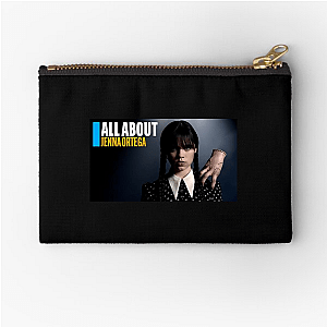 Wednesday The Darker The Better Wednesday Zipper Pouches