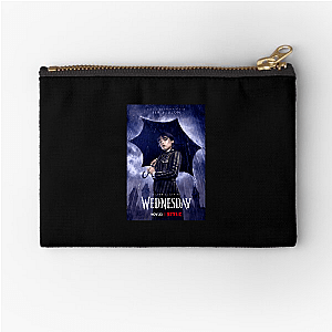 Wednesday Gloom Is My Happy Place Wednesday Zipper Pouches
