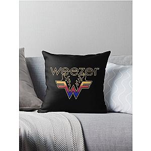 moon weezer song weezer lyrics weezer skeleton weezer Throw Pillow