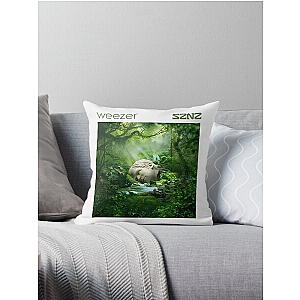 comic weezer comics weezer clef weezer festival Throw Pillow