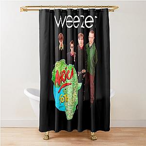 "Blending Beats: The Rise of Pop-Country weezer Bands" Shower Curtain