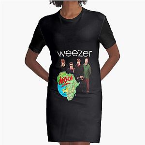 "Blending Beats: The Rise of Pop-Country weezer Bands" Graphic T-Shirt Dress