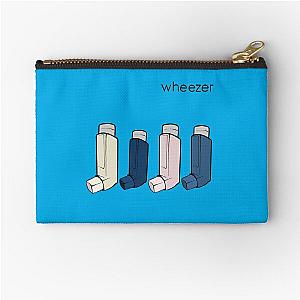 Wheezer Blue Album (Weezer but they're Asthma Puffers) Zipper Pouch