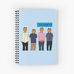 Weezer Garfield   Spiral Notebook