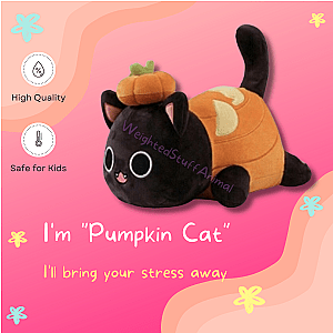 Pumpkin Meows Cute Cat Plush Soft Toy