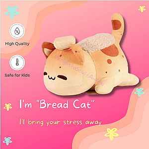 Bread Meows Cute Cat Plush Soft Toy