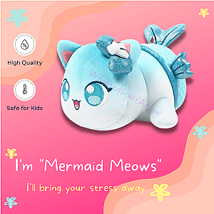 Mermaid Meows Cat Plush Soft Toy