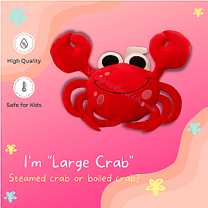 Large Crab Stuffed Plush Toy