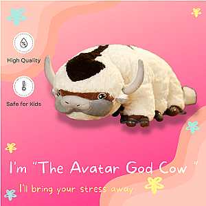 55cm The Avatar God Cow Air Clan Stuffed Animal Toy