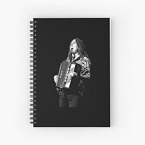 Art Classic Weird Al Yankovic White Stencil Spiral Notebook