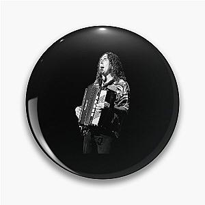 Art Classic Weird Al Yankovic White Stencil Pin